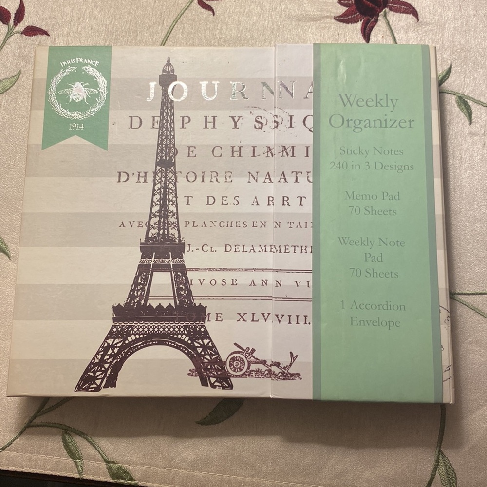NEW Weekly Organizer Journal Set - Paris Design